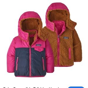 ~Patagonia~ Baby Reversible Tribbles Hoody! Size 3T